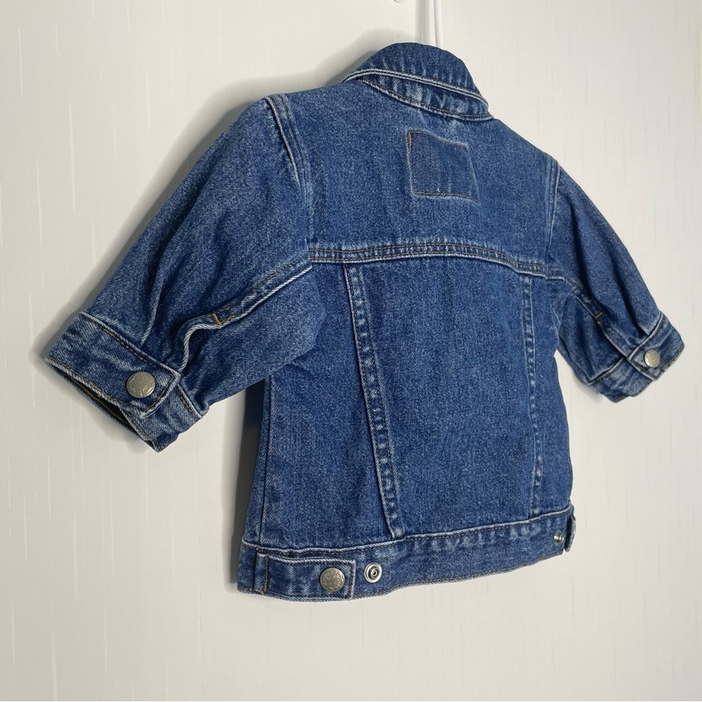 Vintage Oshkosh Baby Jean Jacket Classic Cotton Denim Unisex 3-6M - Picture 7 of 15